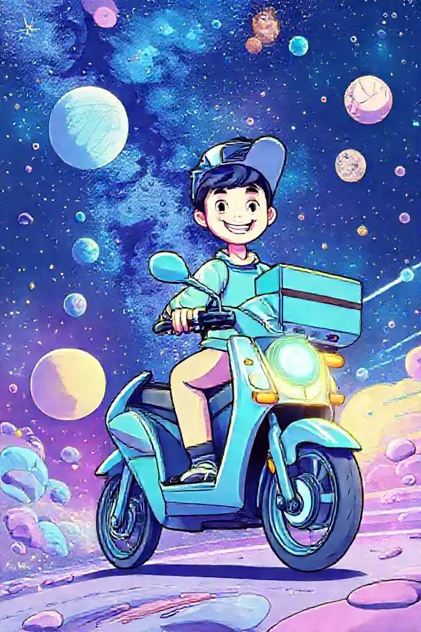 看漫画软件《银河快递员》动漫封面